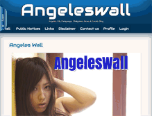 Tablet Screenshot of angeleswall.com